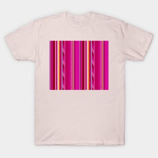 Pink Funky Stripes T-Shirt